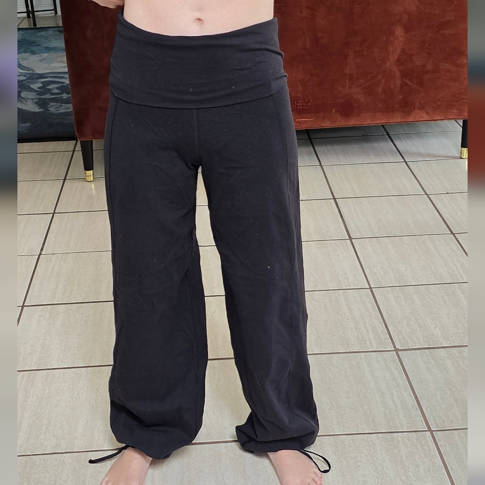 Lululemon Wide Leg Pants With Cinch